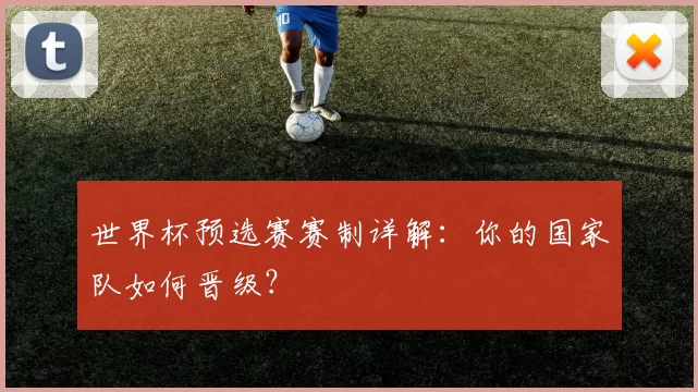 世界杯预选赛赛制详解：你的国家队如何晋级？