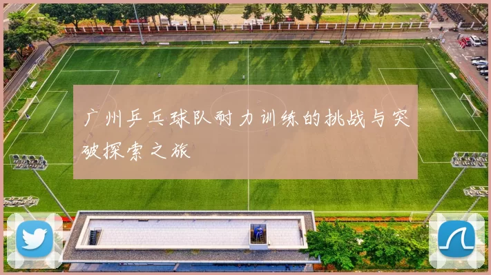 广州乒乓球队耐力训练的挑战与突破探索之旅
